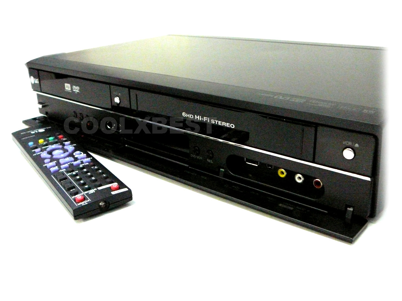 LG DVD VCR RECORDER PLAYER DivX SD DIGITAL 1080p HDMI UPSCALE 6 HEAD